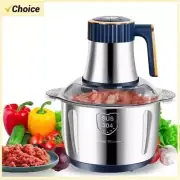 5L NEW Electric Meat Grinder Stainless Steel Mini Food Chopper Processor Mixer