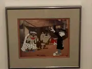TAZ WEDDING- Warner Bros. Limited Edition Cel Signed By Friz Freleng (145 / 750)