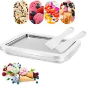 Baotkere Ice Cream Sorbet Frozen Yogurt Maker Machine, Sweet Spot Roller Pan, In