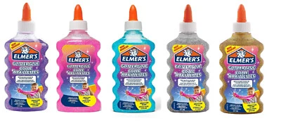 Elmer's PVA Glitter Glue 177 mL Washable and Kid Friendly Great for Slime, Craft