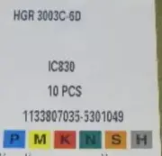 10 PCS ORIGINAL INSERTS‎ ‎HGR 3003C-6D IC830