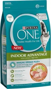 PURINA ONE Adult Dry Cat Food Indoor Chicken-1.4kg-AU