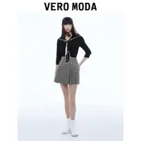 在飛比找ETMall東森購物網優惠-Vero Moda奧萊學院風閃亮短裙