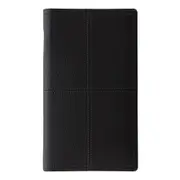 Filofax Classic Stitch Soft Travel Wallet Boarding Pass Storage Holder Black