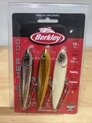 Brinkley J-Walher Saltwater Hard Baits 3 Lures On One Pack.