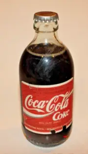 SUPER RARE VINTAGE 1987 FULL BOTTLE OF COCA-COLA FROM THE FORMER YUGOSLAVIA