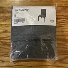 IKEA BERGMUND Chair Cover Gunnared Medium Gray 104.810.51 Brand New. C1