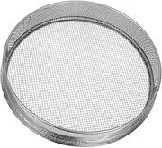 ibasenice Soil Sieve for Sifting Soil Stainless Steel Round Mesh Sifter Lightweight Garden Sieve for Efficient and Gravel Screening User Friendly Design for Home Gardening