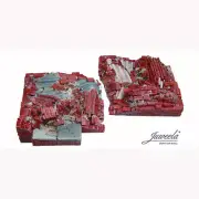 Juweela 28mm Scale Scattered Terrain "Brick Wall" 75x75mm (2x)