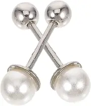 [VALICLUD] Pearl Earrings Piercing Jewelry Imulated Pearl Studs Pearl Earrings for Women Tragus Earring Faux Pearl Pearl Ear Jewelry Earrings Studs Pierced Earrings