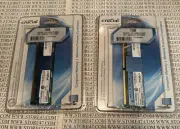 NEW NOS 2pcs Crucial 1GB 240-Pin DIMM 128Mx72 DDR2 PC2-5300 Fully Buffered