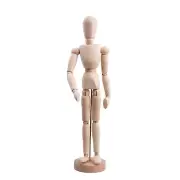 Cosmos 12" Wooden Articulated Figure Manikin Articulated Mannequin Artist Dra...