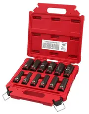 Milwaukee 49667011 - Socket Set Deep 1/2" Drive 12 Piece SAE
