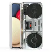 (Boombox)ShockProof TPU phone case cover(Clear)for Samsung Galaxy A02S