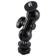 AMZER Flash Hot Shoe Swivel Ball Head 1/4 inch Tripod Screw Magic Arm with Lock