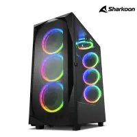 在飛比找momo購物網優惠-【Sharkoon 旋剛】顛覆至尊 電腦機殼(REV300)