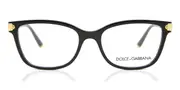 Dolce & Gabbana DG5036 501 Women’s Glasses Black Size 53 - Private Health Rebate - Blue Light Block Available