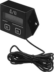 BUGUUYO 1 Set Engine Tachometer Digital Tachometer Tachometer Digital Chainsaw Tachometer Digital Display Pulse Speedometer Tachometer for Motorcycle Rpm Meter Black