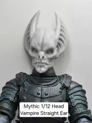 3d Printed STRAIGHT EAR VAMPIRE Head 1.0 Scale For Mythic Legions 1/12 figure