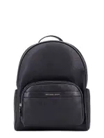 [Michael Kors] Michael Kors-Bex Leather Backpack With Frontal Logo Patch-Donna OS