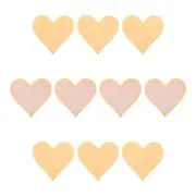 Hearts Patches Wheat Iron-On Patch Sew Embroidered 2.8 x 2.68 Inch 10Pcs