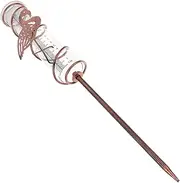 Large Wireless Rain Gauge Outdoor Rain Gauge for Fence Yard Rain Gauge with Glass Tube