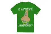 SpongeBob SquarePants Mens Mayonnaise Instrument T-Shirt (Kelly Green) - UTTV6687