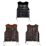 Men s Medieval Pirate Vest Vintage Medieval Vest Steampunk Waistcoat