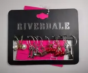 NEW PROTOTYPE - Riverdale Hoop Earrings Set Of 5 Official Merchandise