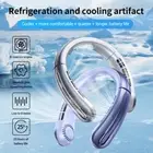 3PCS 10000mAh Portable Neck Fan Bladeless fan USB LED Digital Display Recharge