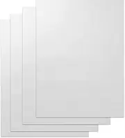 PTFE Teflon Sheet for Heat Press 4 Pack,16" x 24" Non Stick Heat Resistant Craft Mat,Heat Transfer Teflon Paper Sheet for Baking/BBQ/Grill Mats,White