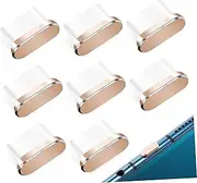 TEHAUX 8Pcs USB C Cover Caps Premium Plugs for Phone Ports Dust and Lint Resistant Compatible with Type C Devices Compact Design for Easy Use