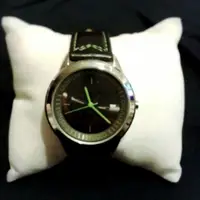 在飛比找蝦皮購物優惠-全新ELLE 綠黑手錶
