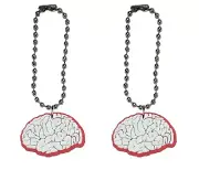 Brain Intellect Tumbler Chain Cup Mug Bottle Drink Coffee Tea Unique Set of 2