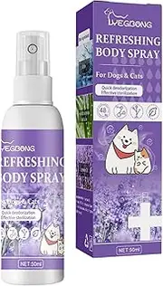 50ml Dog Deodorant Spray - Deodorant and Calming Spray for Smelly Cats Dogs,Long Lasting Odor Spray for Dogs, Pet Anti Itch Spray & Scent Freshener, Daily Use Matx-au