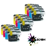 12 Ink Cartridge fits Brother LC-75 LC75 MFC-J6910CDW J705DW J960DWN-B DCP-J525N