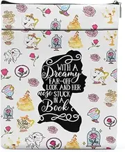Cartoon Merchandise Book Sleeve Book Cover Book Lovers Gifts Princess Gifts Book Club Gifts Bookish Gifts Book Protector Book Gifts for Readers Librarian Mothers Day Graduation Birthday Gifts