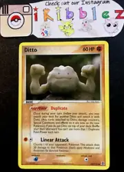 Ditto 62/113 NM OFC Geodude Art Delta Species Pokemon. Free Tracked Shipping!