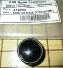 NEW Thermador OEM Oven Timer Knob Black 14-37-391-05, 411366, 1028854