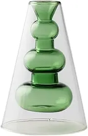 Vases for Decor Double Hydroponic Vase Nordic Home Desk Decoration Vases for Wedding Decor Living Room Desktop Terrarium Containers Vase Table Centerpieces (Color : A)