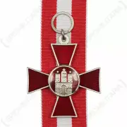 WW1 Imperial German Army HAMBURG HANSEATIC CROSS - Military Service Medal Award