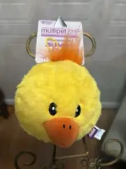 Multipet Squeaky Plush Dog Toy Bumpy Head With Squeaker