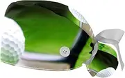 [WOSHJIUK] Working Hat 2 Pack Scrub Caps for Women,Green Grass Sport Golf Ball,Tie Back Cap Adjustable Scrub Hat