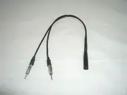WORKMAN A170 MOTOROLA JACK to DUAL PLUG Y ADAPTER 18IN LONG