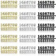 15 Pcs Clock Numerals Kit Arabic Numbers DIY Clock Numbers for Repair