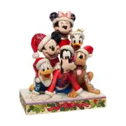Jim Shore Disney Traditions - Christmas Mickey & Friends
