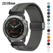 For Garmin Fenix5X 6X Pro 7X Forerunner 965 945 935 Silicone Band Magnetic Strap