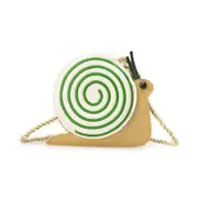 Nevenka Cute Animal Purse Mini Pu Leather Crossbody Bag Wallet Pouch for Girls-Snail