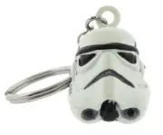 Star Wars Keychain STORM TROOPERS WHITE METAL ROCK REBEL PRODUCT ORIGINAL W TAG