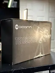 EACONN Astronomy Telescope 80mm Az 600mm Refractor, Compact/Portable,